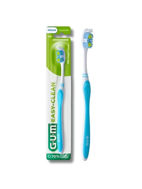 GUM Brosse à Dents EASY CLEAN 135