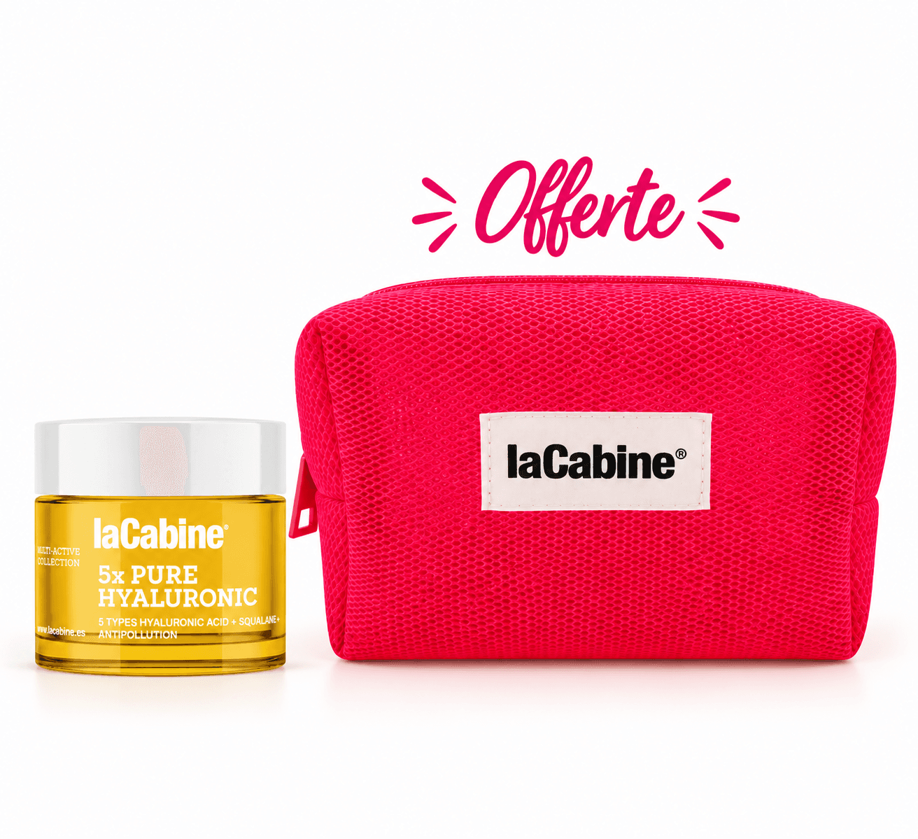 LaCabine 5X Pure Hyaluronic Crème 50mL +Trousse Offerte