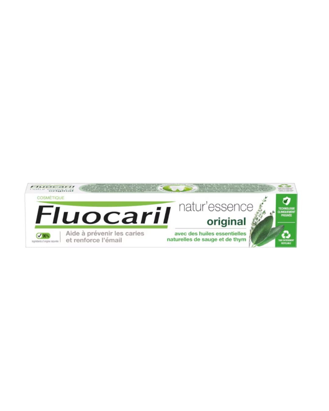 FLUOCARIL NATUR’ESSENCE Dentifrice Original 75mL