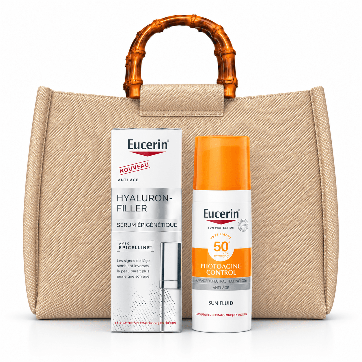 EUCERIN Sun Protection Photoaging Control SPF50 50mL + Hyaluron Filler Sérum Epigénétique 30mL + Sac Offert