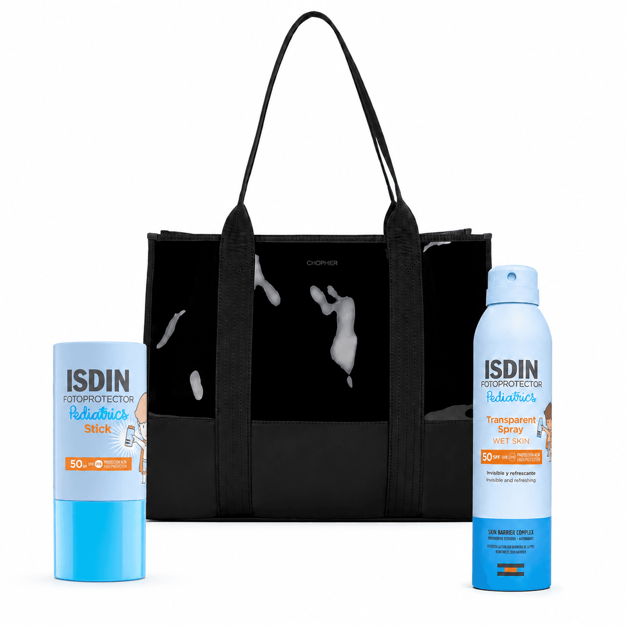 ISDIN FOTOPROTECTOR Pediatrics Stick SPF50 20Gr + Spray Enfant SPF50 250mL + Sac Offert
