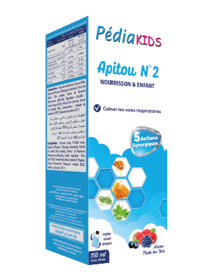 Vital Pediakids Apitou N2 Toux Sèche 150mL
