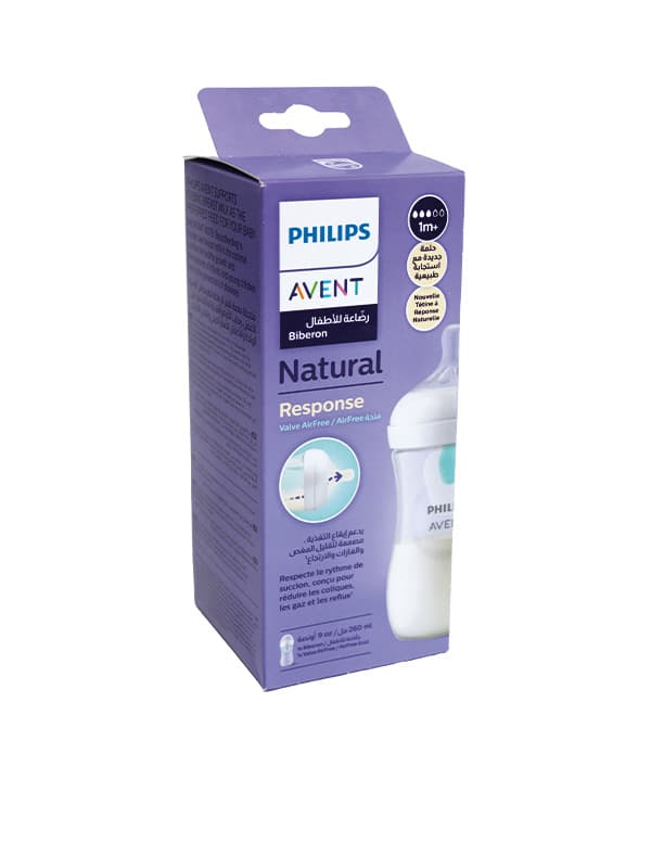 AVENT Philips Biberon Natural Response+Valve Air Free 1M+260mL SCY673/01