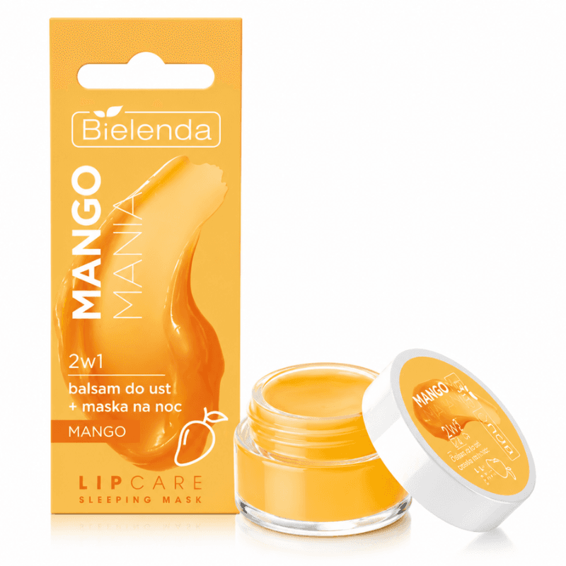 BIELENDA Lip Care Masque De Nuit+Bume 2en1 Extrait De Mangue&Beurre De Karité 10Gr