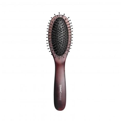 Titania Brosse à Cheveux Marron Ovale GM REF1839