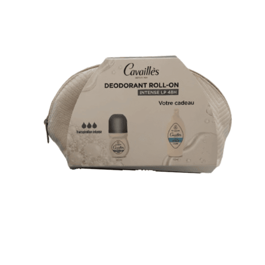 Coffret Rogé Cavaillès Anti-Transpirant Intense LP Roll-On 40 ml + Soin Toilette Intime 50 ml Gratuit