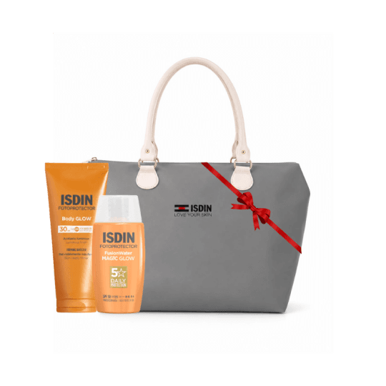 Pack ISDIN Glow SPF30 & SPF50+ + Sac Offert