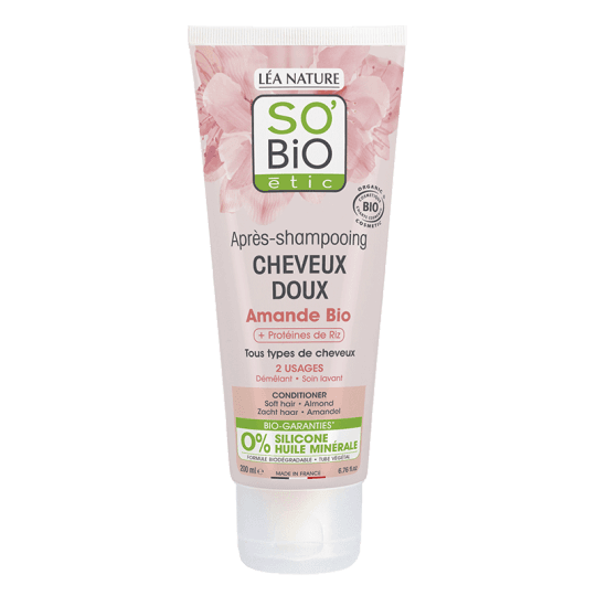 SO BIO APRÈS-SHAMPOOING CHEVEUX DOUX LAIT D'AMANDE