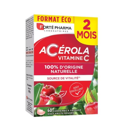 Forté Pharma Énergie Acérola 60 Comprimés à Croquer