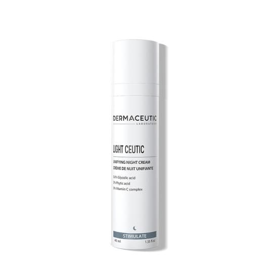 DERMACEUTIC LIGHT CEUTIC CRÈME DE NUIT UNIFIANTE 40 ML