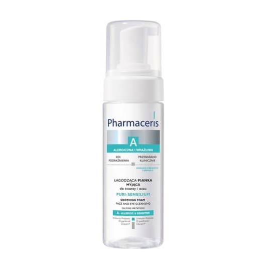 Pharmaceris A Puri-Sensilium Mousse Nettoyante Apaisante Visage et Yeux 150ml