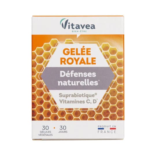 Vitavea Bien-être Gelée Royale Défenses Naturelles 30 Gélules