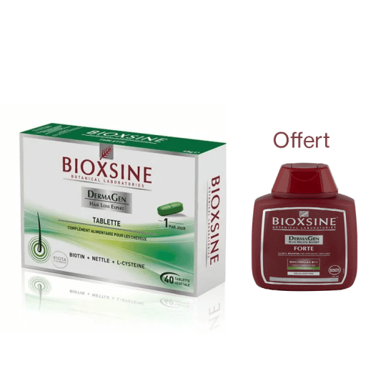 Bioxsine Dermagen Tablette + Dermagen Forte Shampoing OFFERT