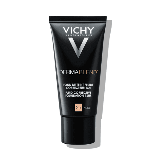 Vichy Dermablend Fond de Teint Fluide Correcteur 16H 25 Nude
