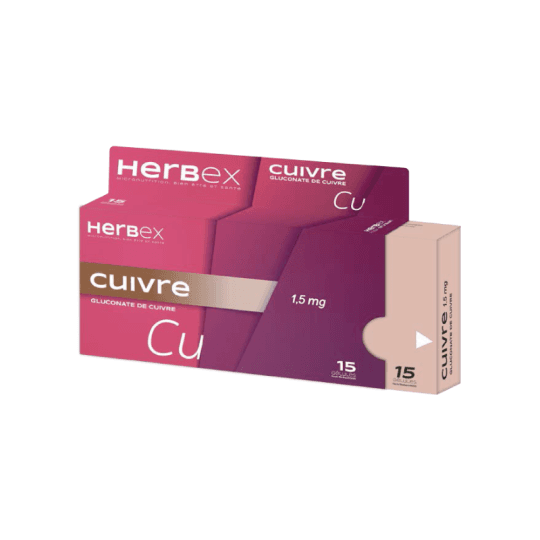 Herbex Cuivre Gluconate de Cuivre 1,5gr