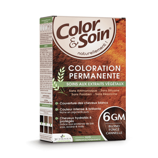 Color & Soin Kit Coloration 6GM Blond Foncé Cannelle