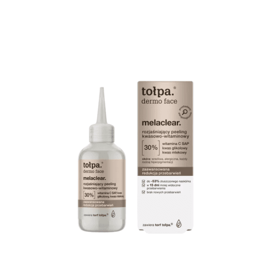 Tołpa Dermo Face Melaclear Peeling Éclaircissant Acides & Vitamine C 50ml