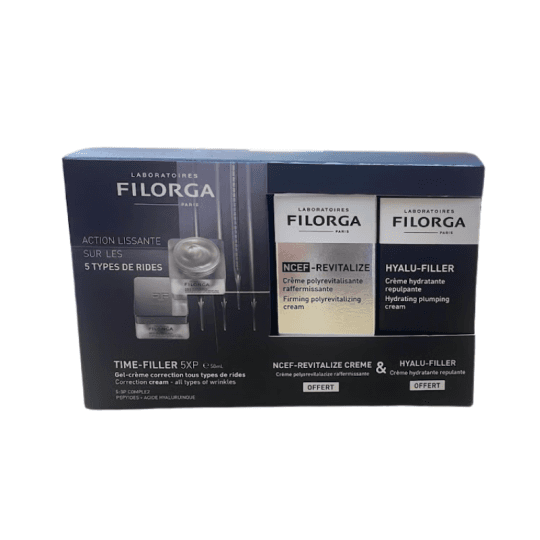 Filorga Coffret Time-Filler 5XP Gel-Crème + NCEF Revitalize & Hydra-Hyal Offerts