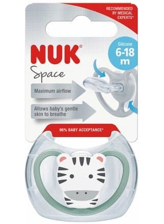 PACIFIER Space 6 18m 1pc (zebra)