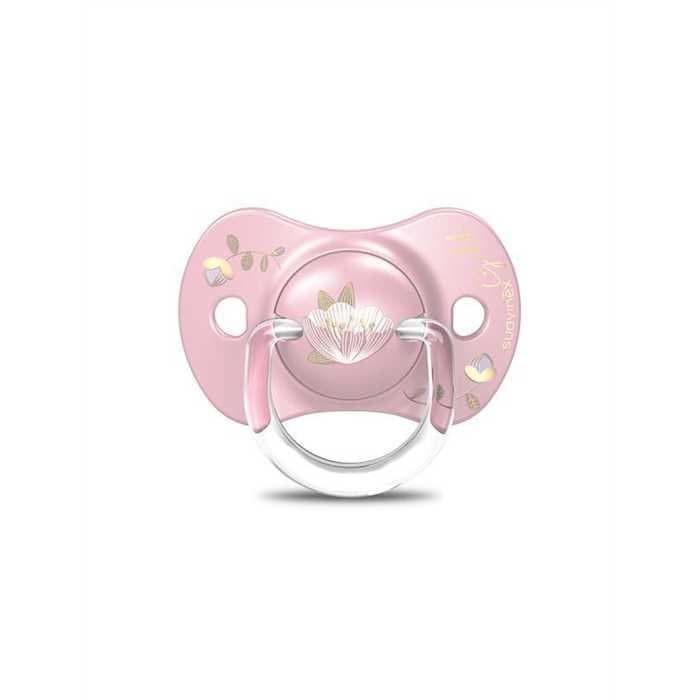 SUCETTE Silicone Reversible 6-18mois Gold Edition Lotus Rose