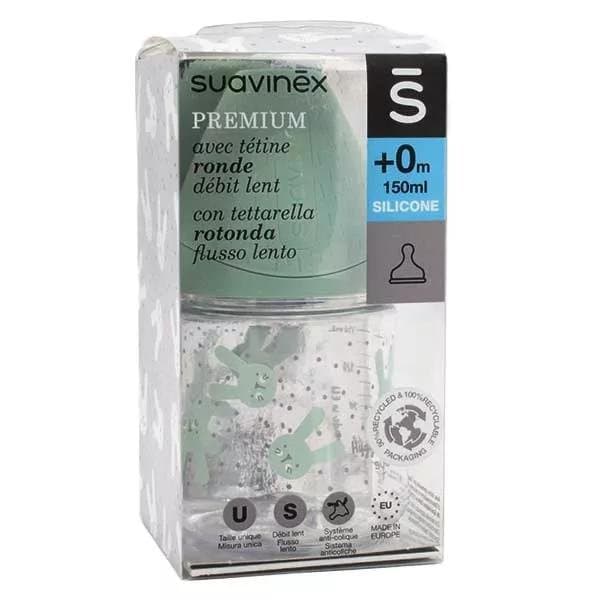 SUAVINEX Biberon Tétine Ronde Débit Lent Hygge Baby 150ML