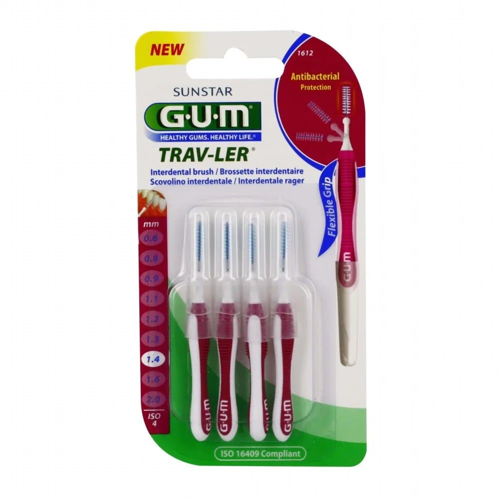GUM Brossettes 1612 Trav-ler x4 – 1.4 Mm