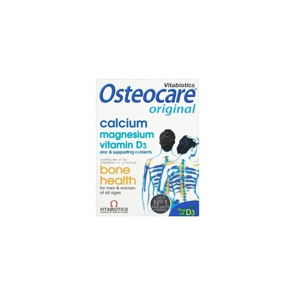 Osteocare Calcium Magnésium Vitamine D, Zinc – 30 comprimés