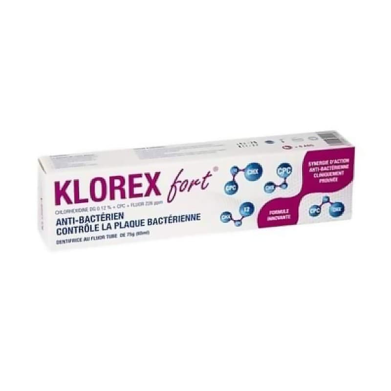 Klorex fort dentifrice 65 ml