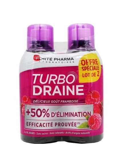 Fortépharma Turbo Draine Lot de 2 2×500 ml