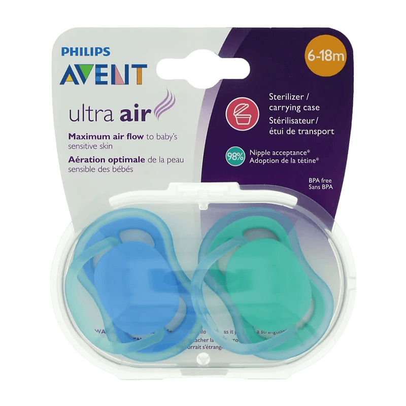 AVENT SUCETTE ULTRA AIR 6-18M GARÇON