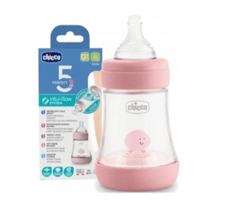 Biberon Plastique Chicco Rose 150ml