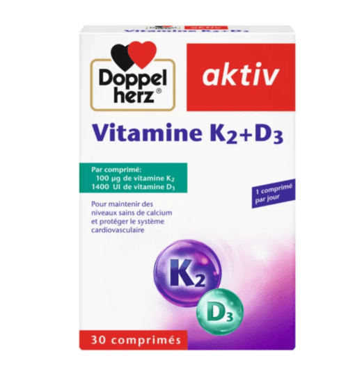 Épuisé AKTIV VITAMINE K2 + D3 COMPRIMES
