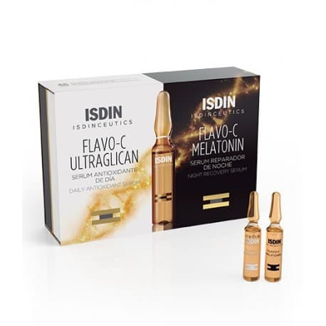 Isdinceutics Flavo-C Day & Night – 2X10 Ampoules De 2ml