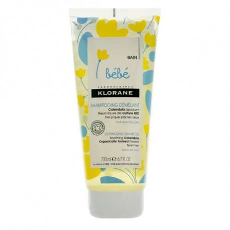 Klorane Bébé – Shampooing Doux Démêlant 200 ml