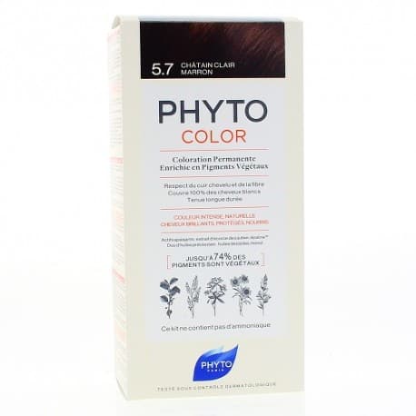 Phyto Phytocolor Couleur Soin 5.7 Chatain Clair Marron 1 Kit