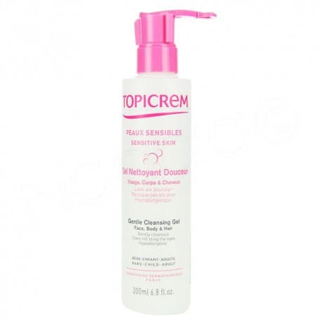 Topicrem Gel Nettoyant Douceur Peau Seche Et Sensible 200ml