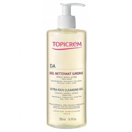 Topicrem Da Peaux Atopiques Gel Nettoyant Surgras 500 ml