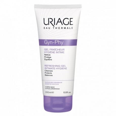 Uriage Gyn-Phy Gel Fraicheur Hygiene Intime Muqueuses Sensibles 200ml