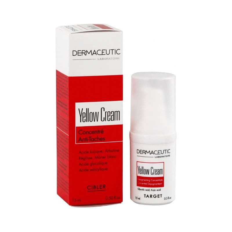 Dermaceutic Yellow Cream Concentré Dépigmentant Flacon Airless 15ml