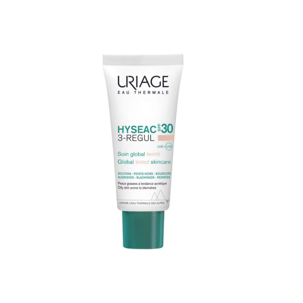 Uriage Hyseac 3 Regul Soin Global Teinte Universelle Spf50 Peaux Grasses A Imperfections 40ml