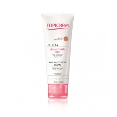 Topicrem Hydra+ Crème Teintée Éclat Medium Spf40 40ml