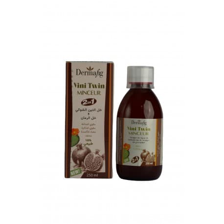 Dermafig Vini Twin Minceur 2 En 1 Vinaigre Figue De Barbarie &Vinaigre De Grenadine 250ml