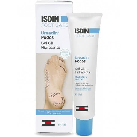 Isdin Foot Care Ureadin Podos Gel Huile Hydratant Pour Pieds Secs 75ml