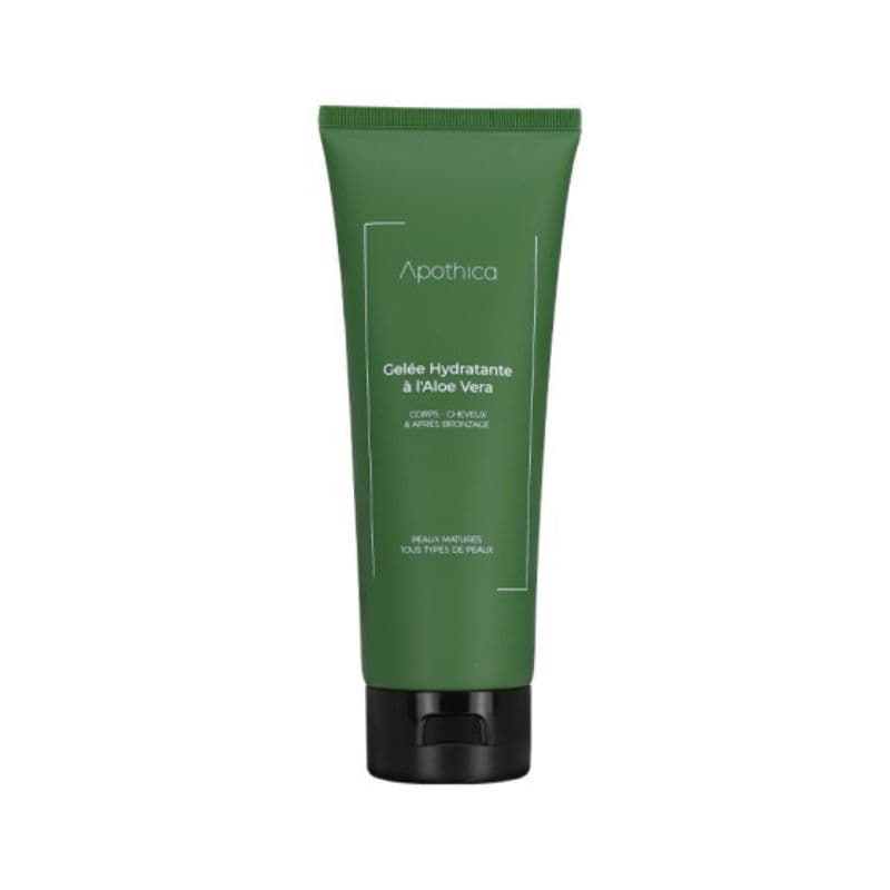 Apothica Gelée Hydratante À L’Aloe Vera Corps-Cheveux& Aprés Bronzage 200ml