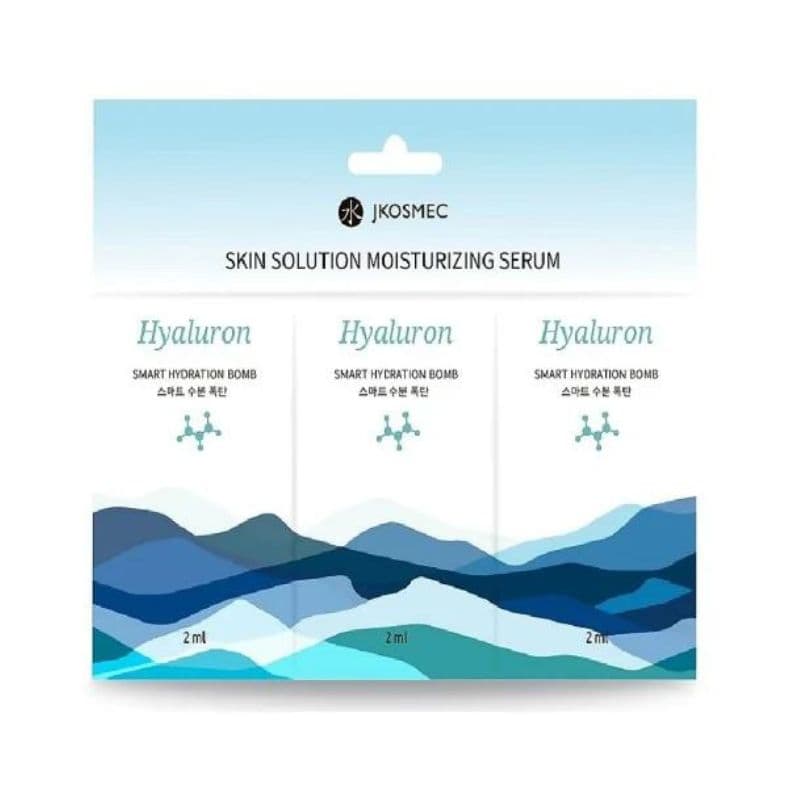 Jkosmec Skin Solution Moisturizing Serum Visage Hydratant A L’Hyaluron(3 Jours) 2ml*3