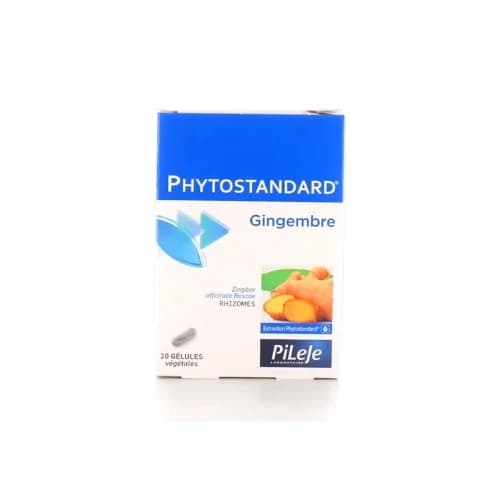 Pileje Phytostandard Gingembre 20 Gelules Vegetales