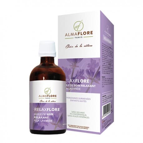 Almaflore Relaxflore Huile De Soin Relaxant Lavande 100ml