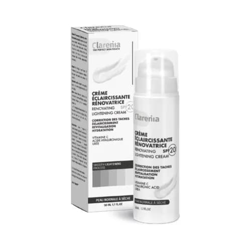 Clarenia Creme Eclaircissante Renovatrice Spf20 Peau Normale A Seche 50ml