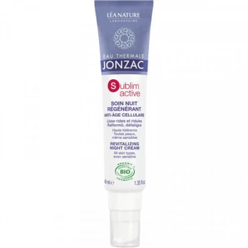 Jonzac Sublimactive Soin Nuit Regenerant Anti Age 40ml