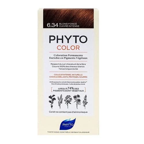 Phyto Color 6.34 Blond Fonce Cuivre Intense